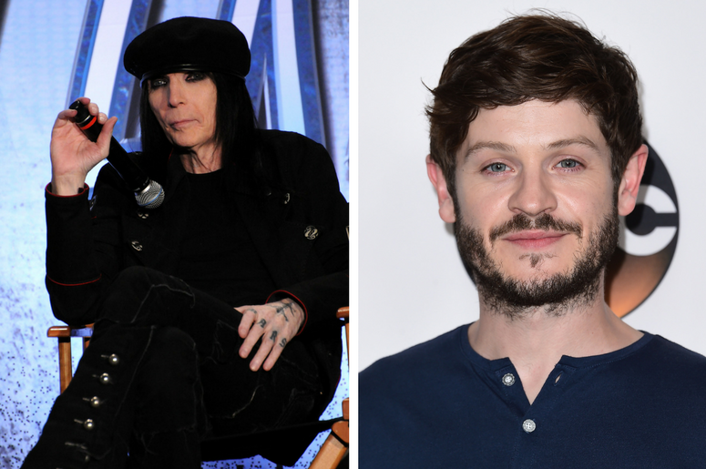 Mick Mars and Iwan Rheon 
