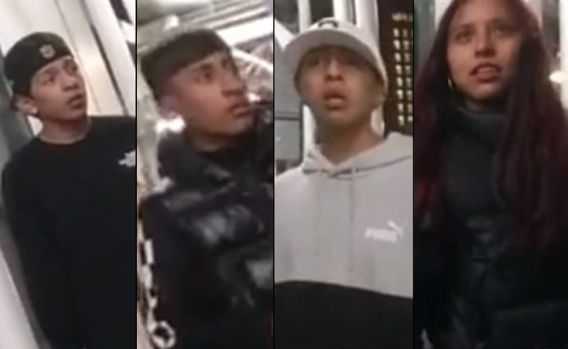 Police are searching for four suspects in the robbery. A fifth was arrested