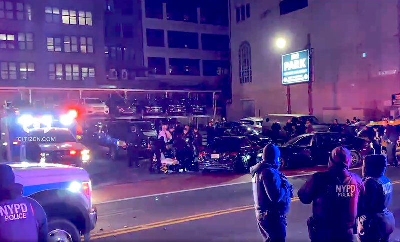 A 44-year-old man crashed into seven pedestrians in Midtown Manhattan, New York, on Monday, Jan. 1, 2024.