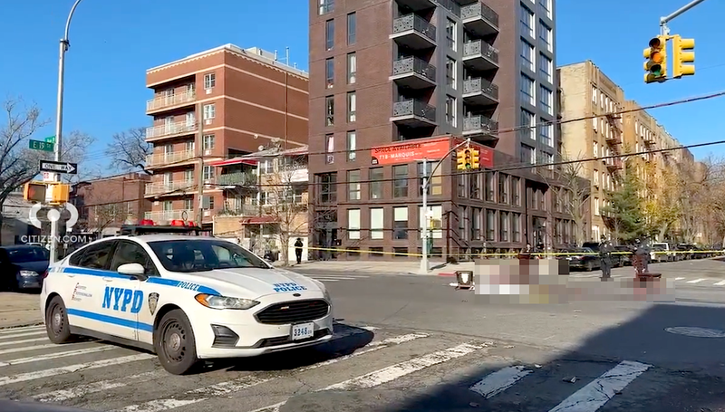 The victim was struck while crossing the street around 9:15 a.m., police said