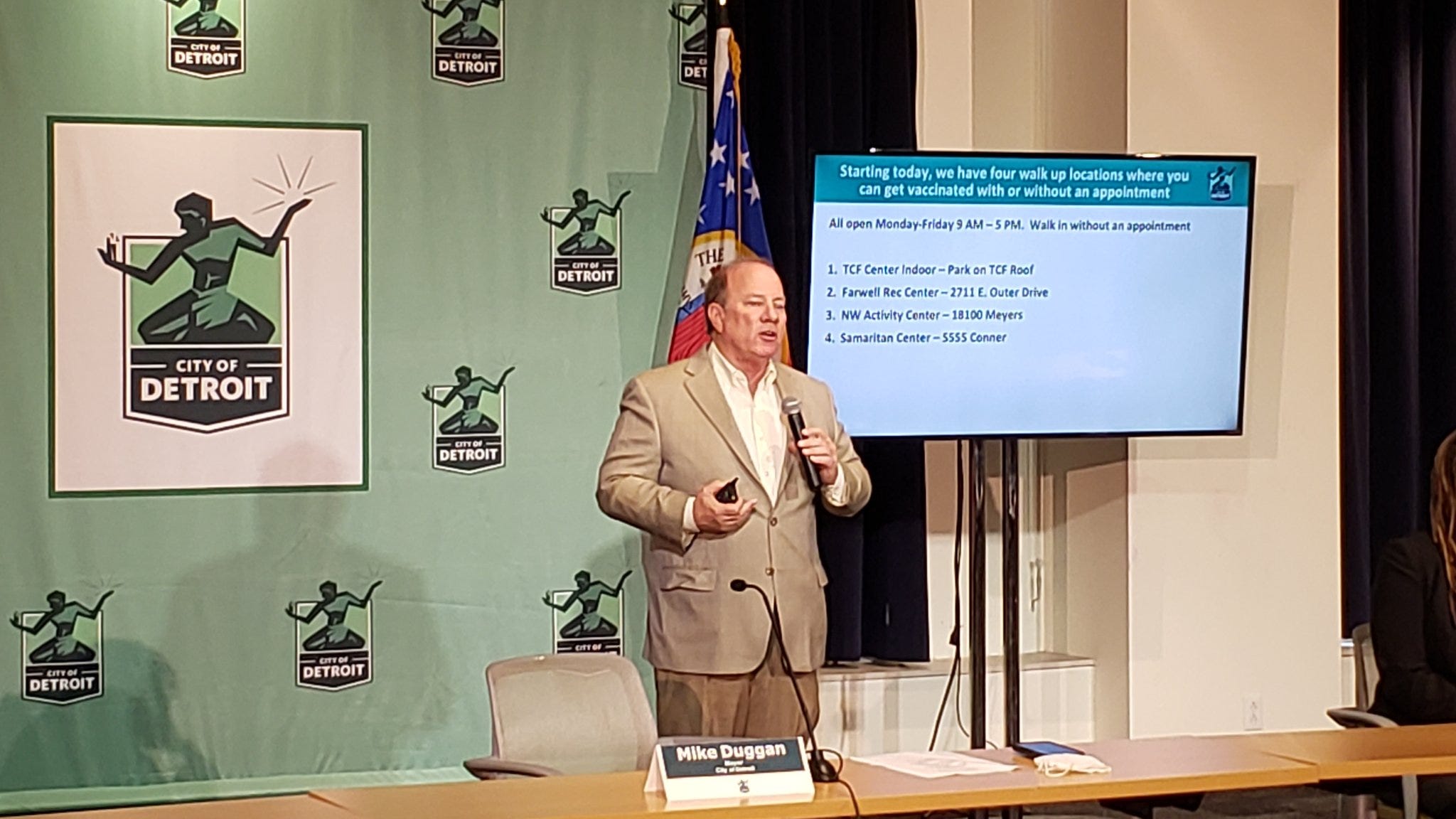 Detroit now offering COVID-19 vaccines without appointment