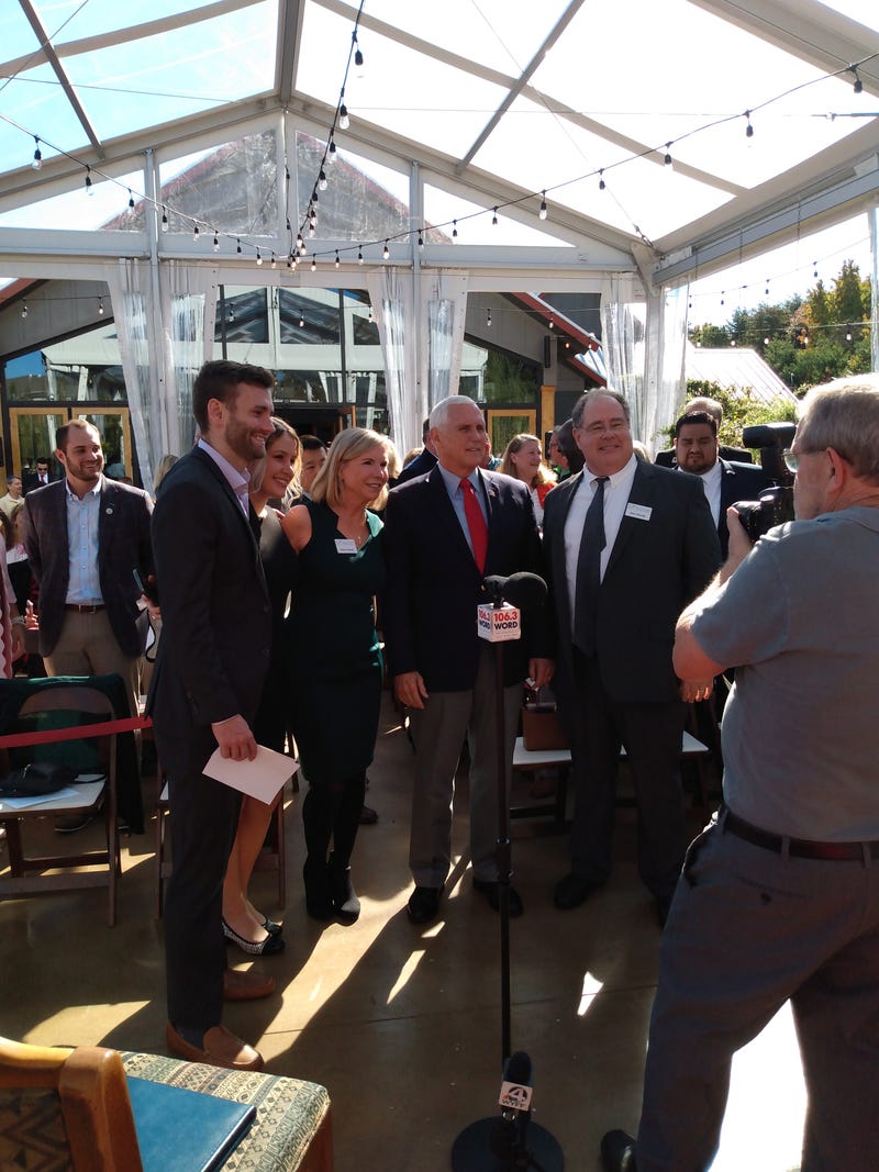 Former Vice President Mike Pence Visits The Upstate
