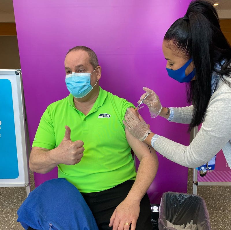 Mike Receives His Covid-19 Vaccine