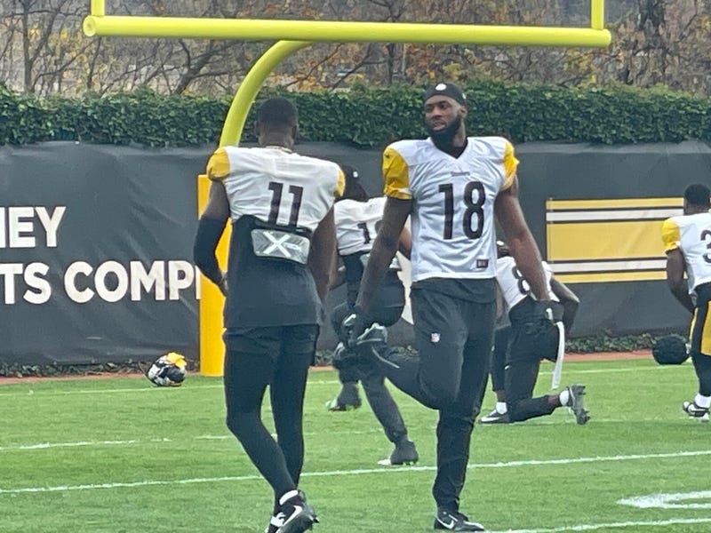 Mike Williams at Steelers practice