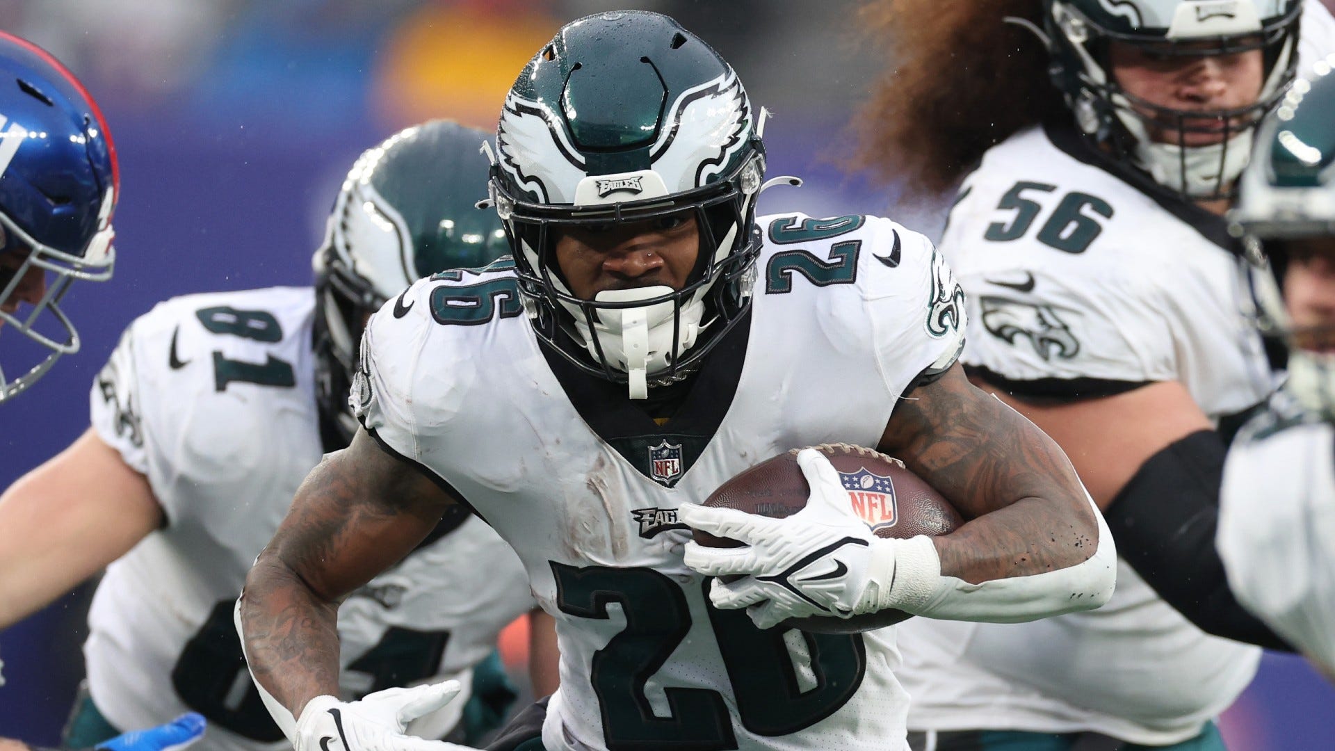 Sirianni: 'Not many RBs playing better than Miles Sanders'
