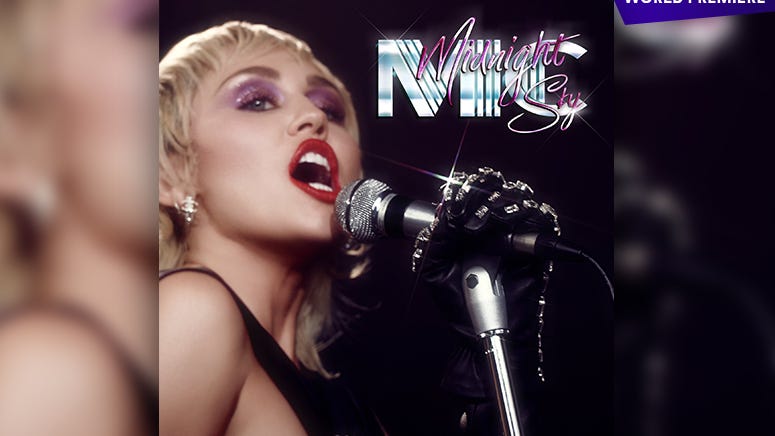 WORLD PREMIERE: Miley Cyrus Sparkles and Seduces With Her New Single 'Midnight Sky'