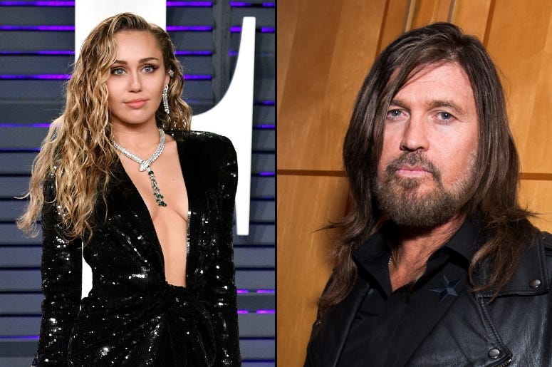 Miley and Billy Ray Cyrus Celebrate the 10th Anniversary of 'Hannah Montana: The Movie'