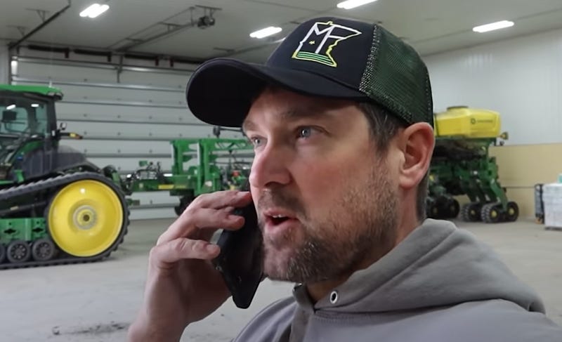Zach Johnson, who has built a following of 1.2 million people on YouTube just by sharing his day-to-day experiences on the family farm in West Central Minnesota.