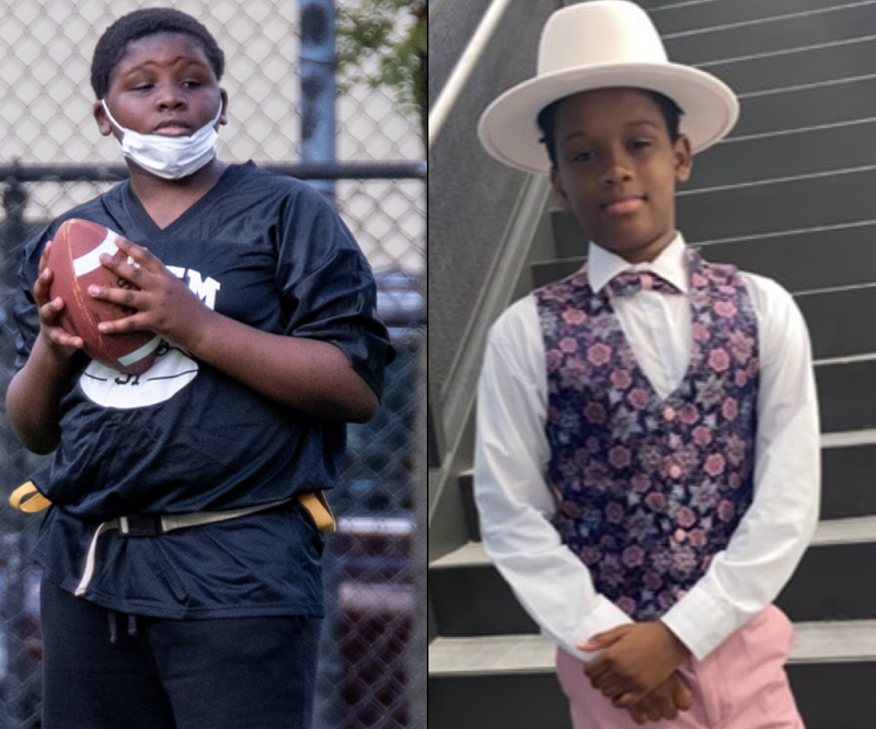 Garrett Warren, left, and Alfa Barrie, right, were seen together last Friday in Harlem before they disappeared
