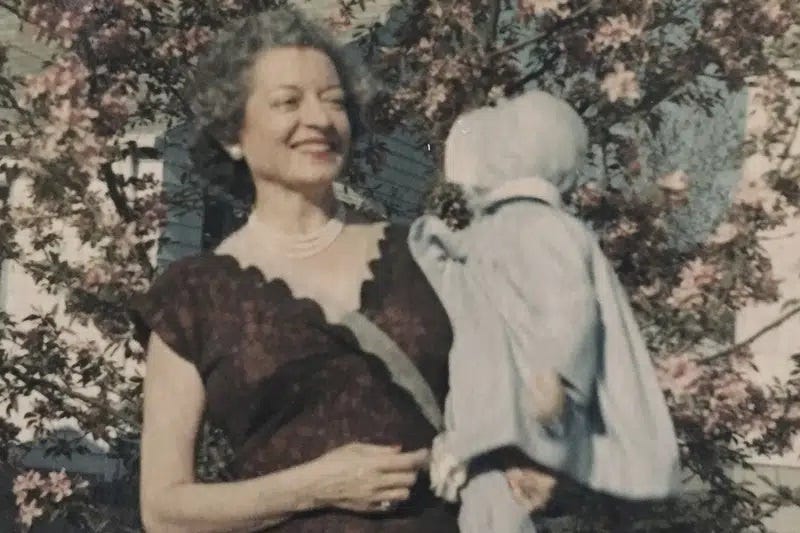 This undated photo provided by Nevada State Police shows Florence Charleston, left, holding her niece