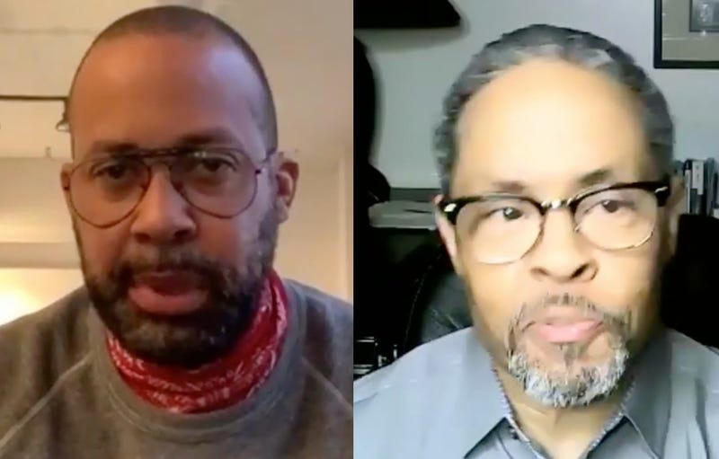 Rev. Marshall Mitchell (left) was on the front lines of the COVID-19 pandemic, working to set up community testing sites, while Rev. Alyn E. Waller used his own positive COVID-19 diagnosis to spread awareness and dispel myths.