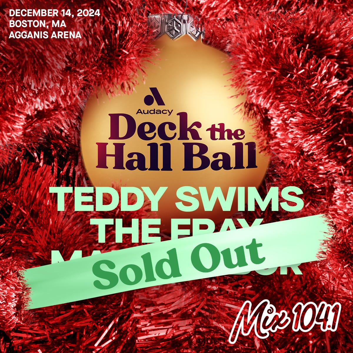 ⑫Firehouse / Dance Hall Christmas Mix 104.1's Deck The Hall Ball