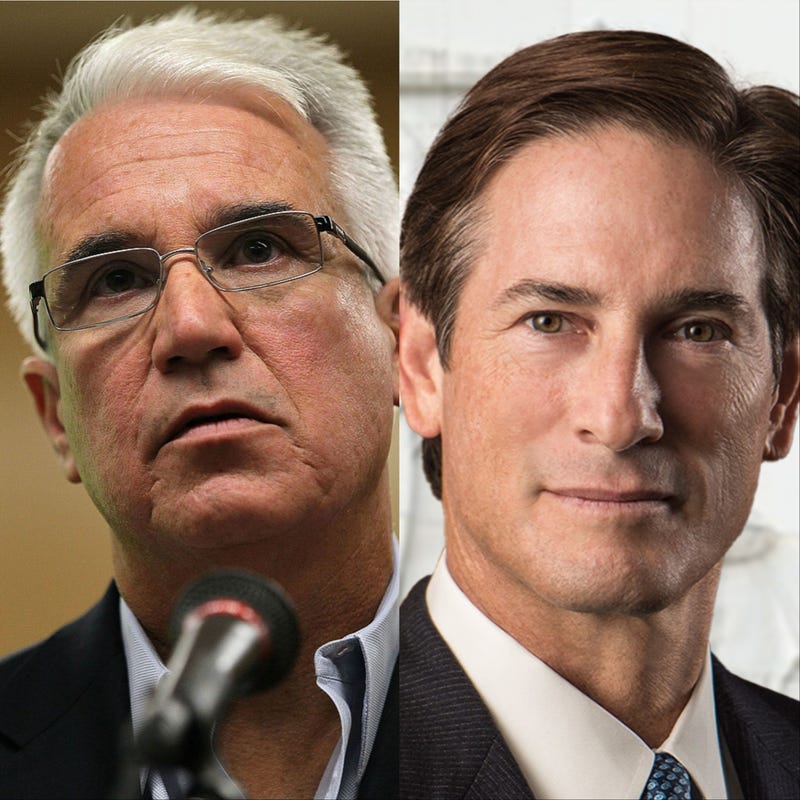 L: George Gascón and R: Nathan Hochman