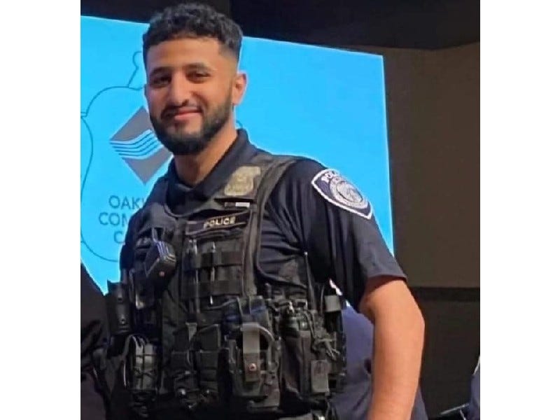 Officer Mohamed Said in uniform