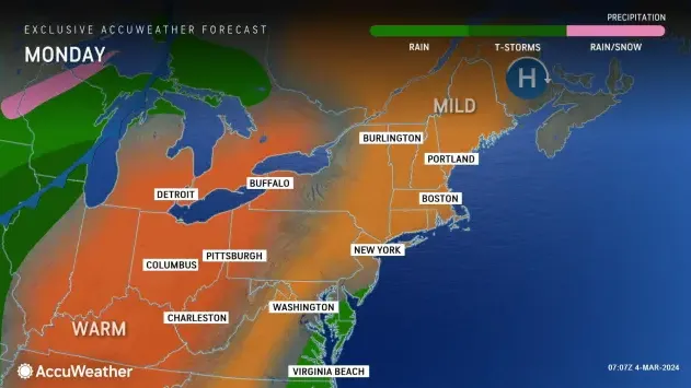May flowers in March? Temps to soar today with record-breaking heat