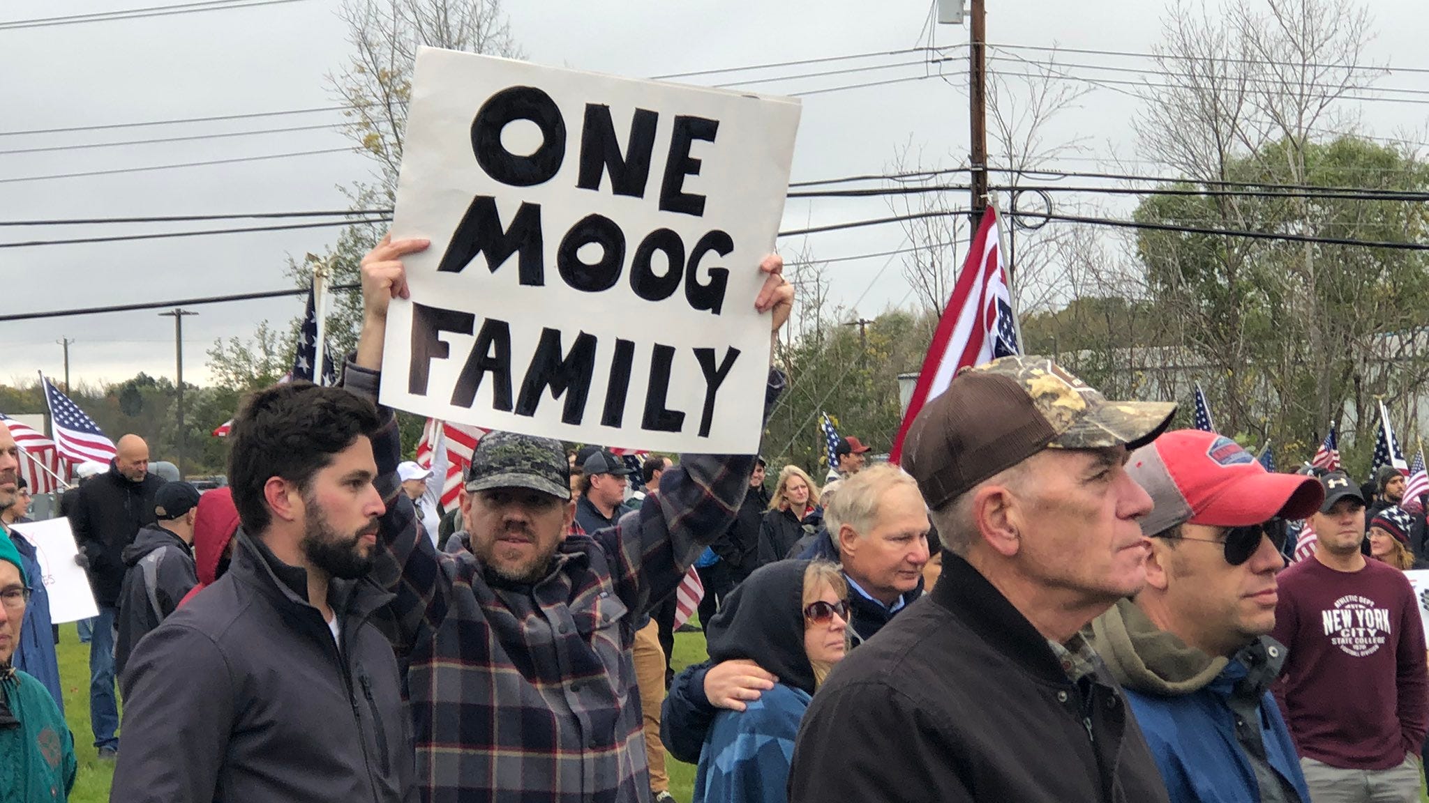 Moog employees stage walkout after COVID-19 vaccine mandate