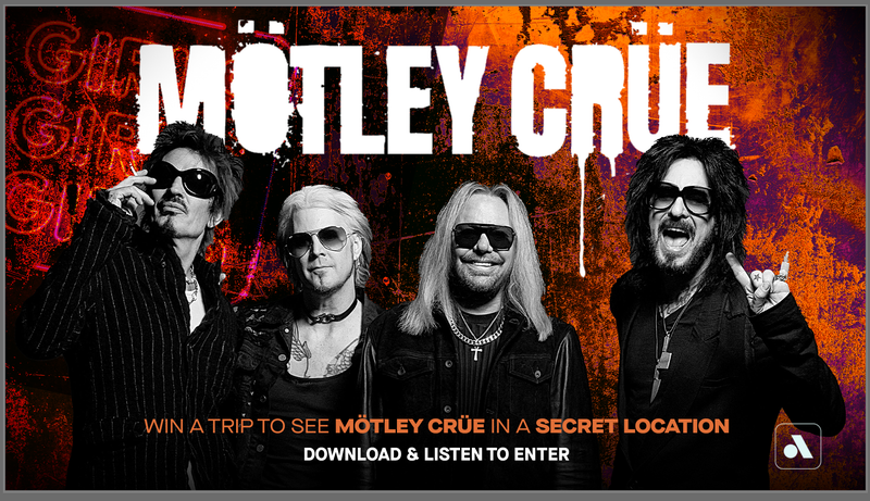 Your chance to win a trip to see Mötley Crüe