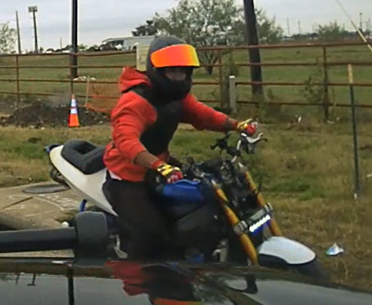 White Settlement Police seek motorcycle rider