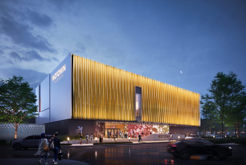 New renderings of the 40,000 square foot museum campus currently under construction at Hitsville U.S.A. were revealed to the public on Tuesday, officials announced.