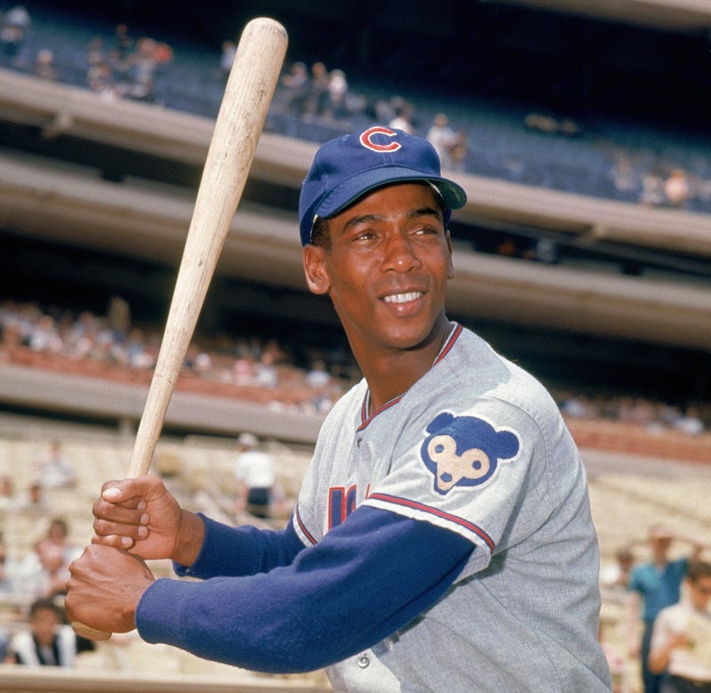 Ernie Banks vintage portrait