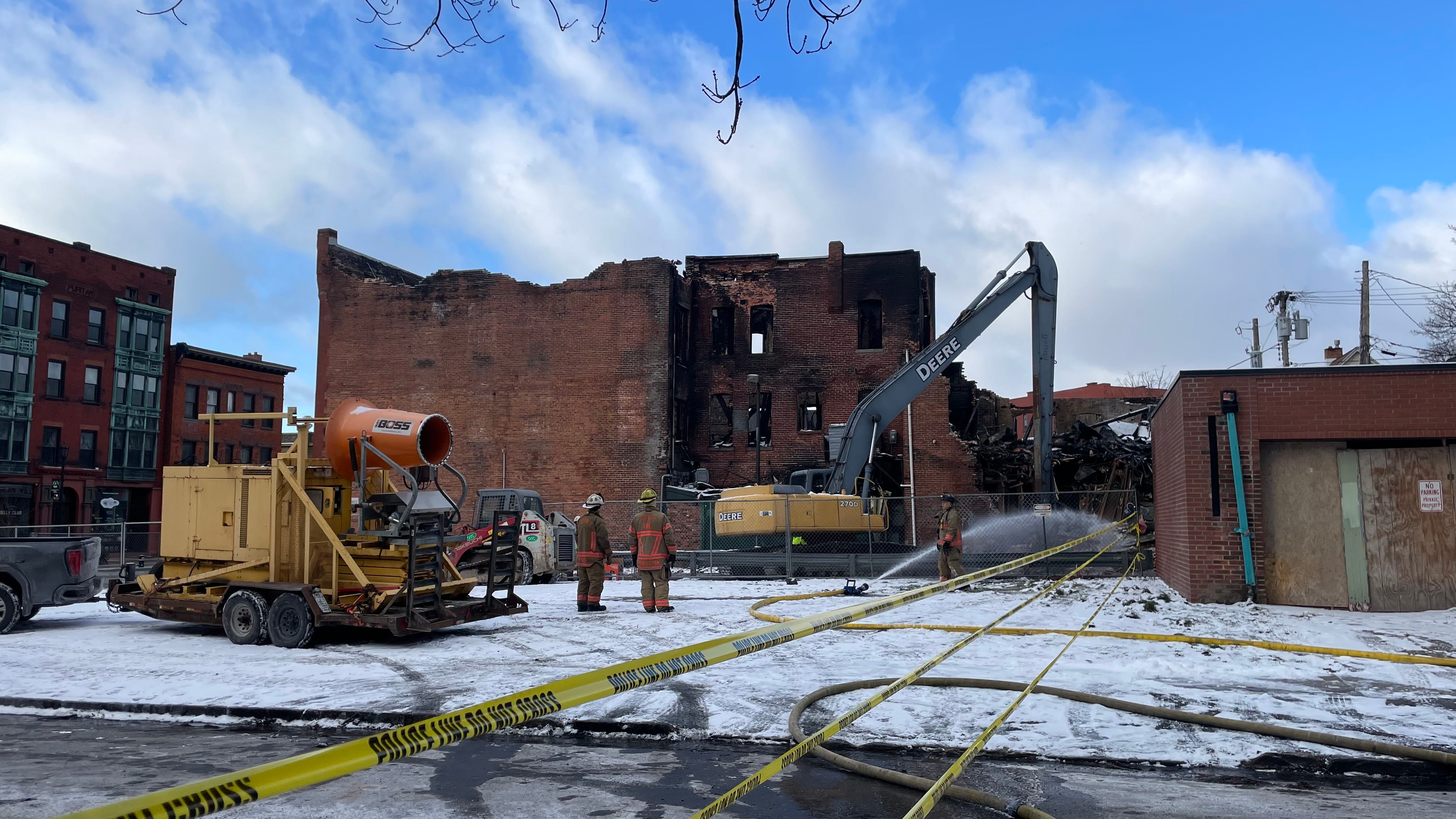 Demolition efforts at Mulligan’s Brick Bar delayed due to equipment issues