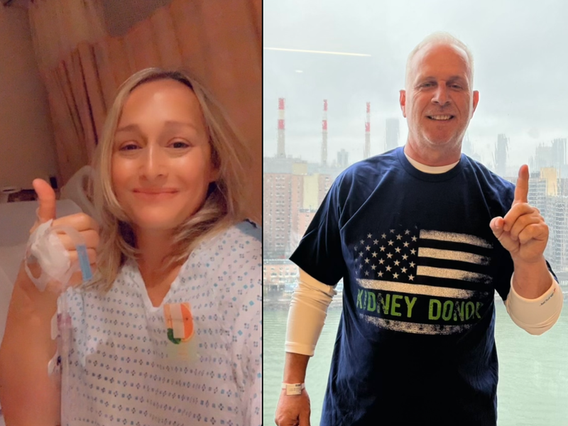 Shannon and John Mulroy donated their kidneys
