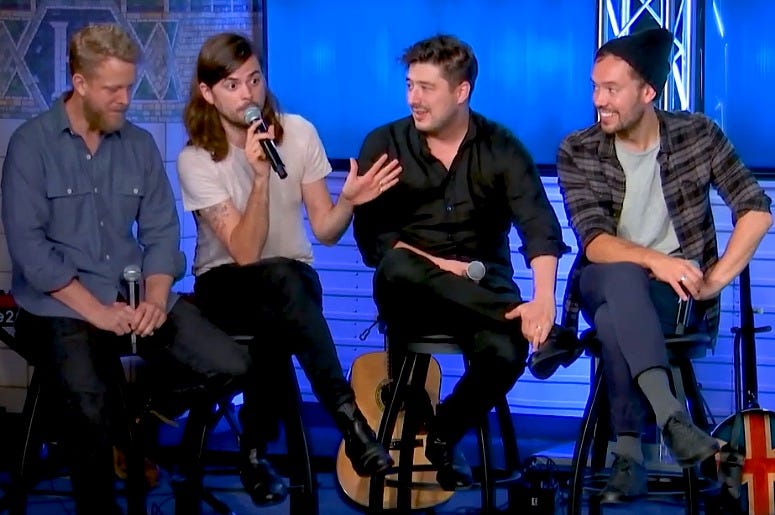 How Elton John Saved Mumford & Sons From a GRAMMY Awards Disaster