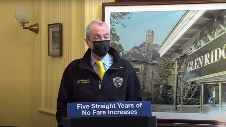 No fare hike for NJ TRANSIT for 5th straight year, Wi-Fi coming to all buses: Murphy
