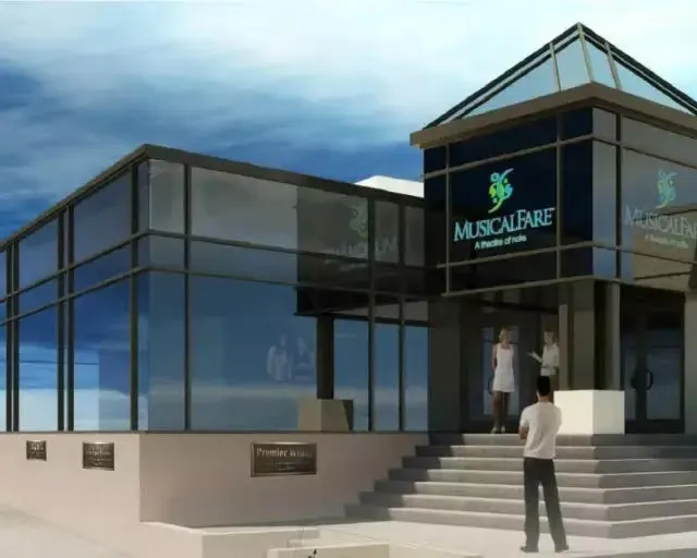 A rendering of the proposed MusicalFare Theater