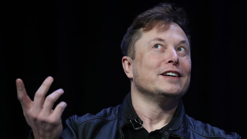 Elon Musk, founder and chief engineer of SpaceX speaks at the 2020 Satellite Conference and Exhibition March 9, 2020 in Washington, DC.