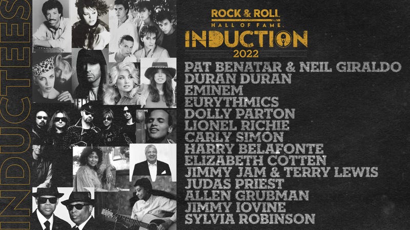Rock & Roll Hall of Fame 2022 Inductee Graphics