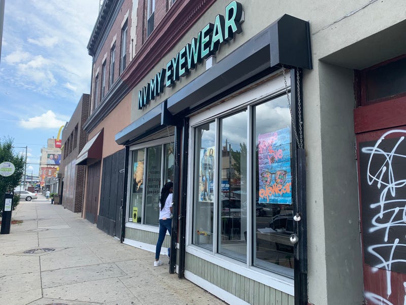 NV My Eyewear, a business on 52nd Street in West Philadelphia