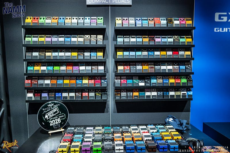 Digitech DOD guitar pedals - NAMM Show - Anaheim, CA Convention Center 1/24/26
