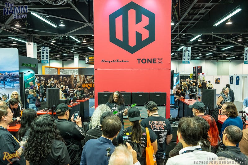 Alex Skolnick (Testament) at IK Media booth - NAMM Show - Anaheim, CA Convention Center 1/24/26