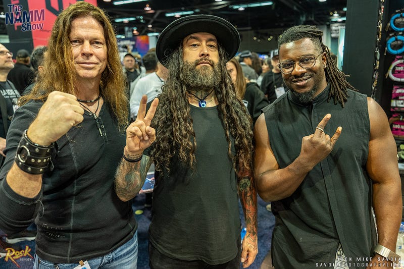 Metal guitar gods Chris Broderick / Cesar Soto / Tosin Abasi - NAMM Show - Anaheim, CA Convention Center 1/24/26