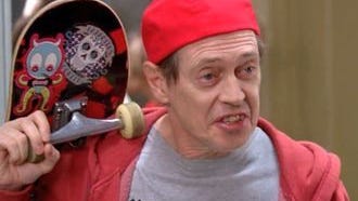 PHOTOS: Steve Buscemi dresses up as his own undercover cop meme for Halloween in NYC