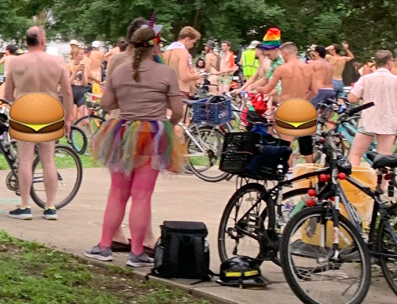 Riders gather at Markey Playground