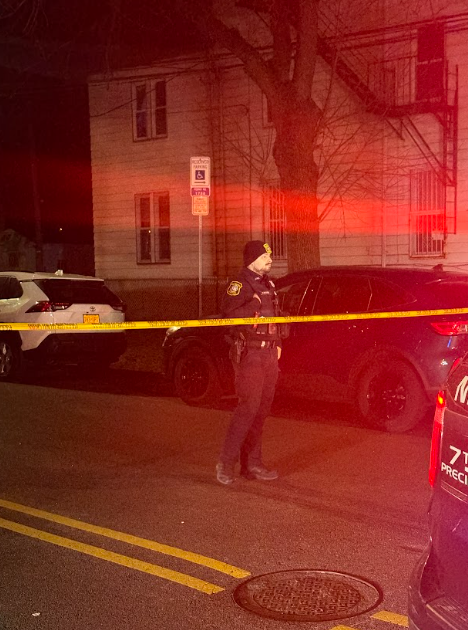 Both the 14-year-old suspect and another officer are hospitalized for treatment of non-life-threatening injuries.