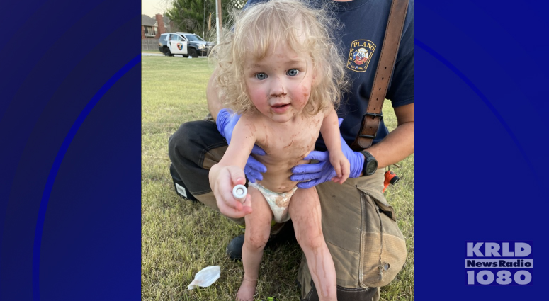 little girl found wandering alone in Plano