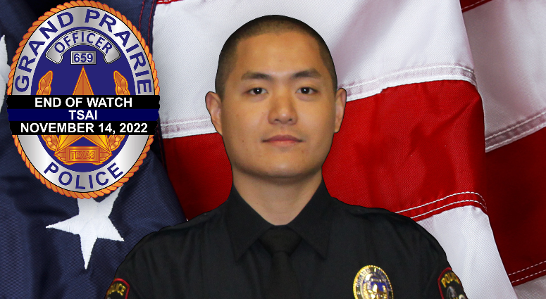 Grand Prairie Police Officer Brandon Tsai 