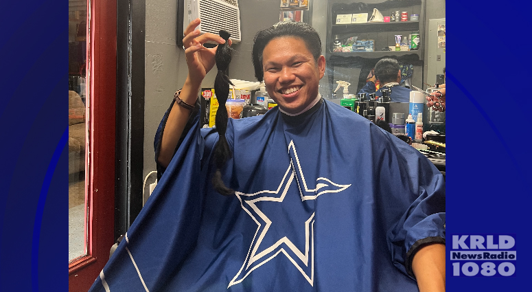 FWPD officer, brother pay it forward by donating hair to Wigs for Kids