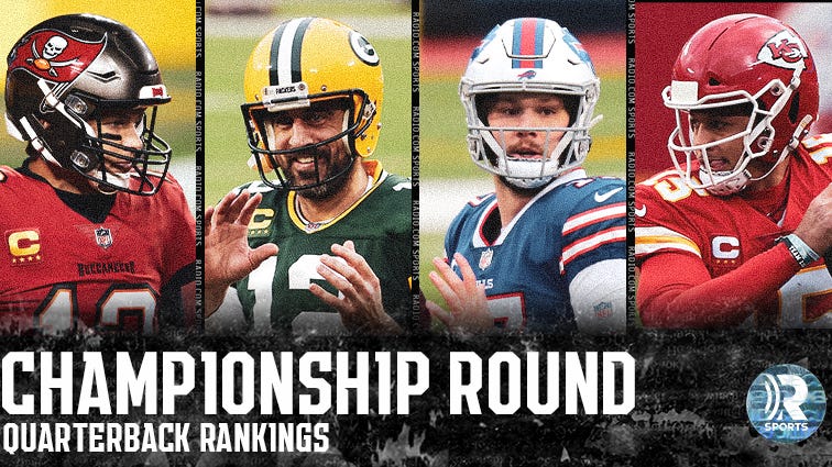 Ranking the 4 quarterbacks still alive for NFL Conference Championship Sunday