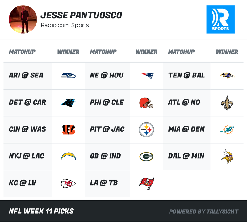 NFL Week 11 