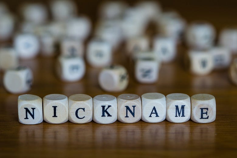 Nickname graphic