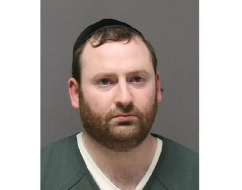 Avraham S. Chaitovsky, 28, was charged with endangering the welfare of a child.
