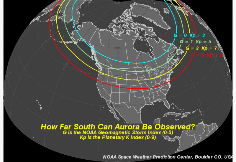 The National Weather Service said a powerful magnetic storm making its way towards Earth will make the Northern Lights visible in the Metro Detroit area on Thursday — if the weather holds up.