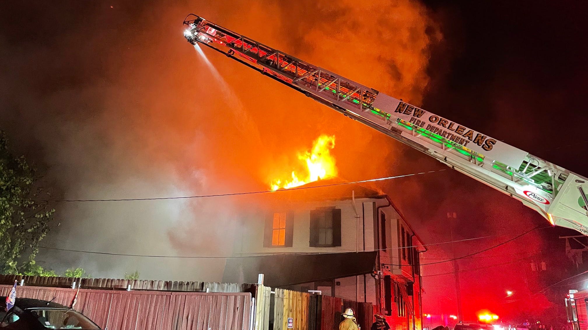 NOFD battles early morning four-alarm fire