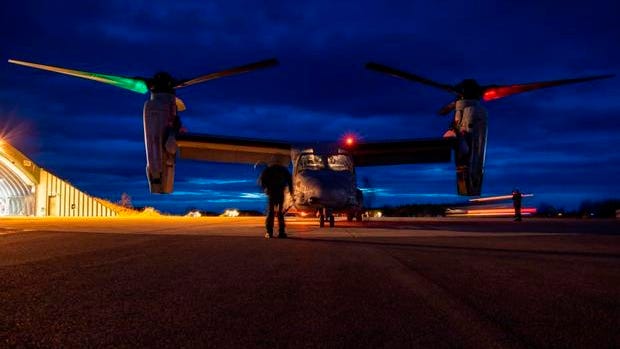 Marine Corps identifies 4 killed in Osprey crash in Norway