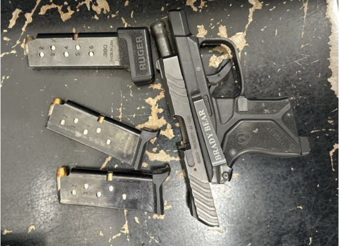 firearm and ammunition were detected in a traveler’s carry-on bag by TSA officers at Newark Liberty International Airport on December 18. (TSA photo)