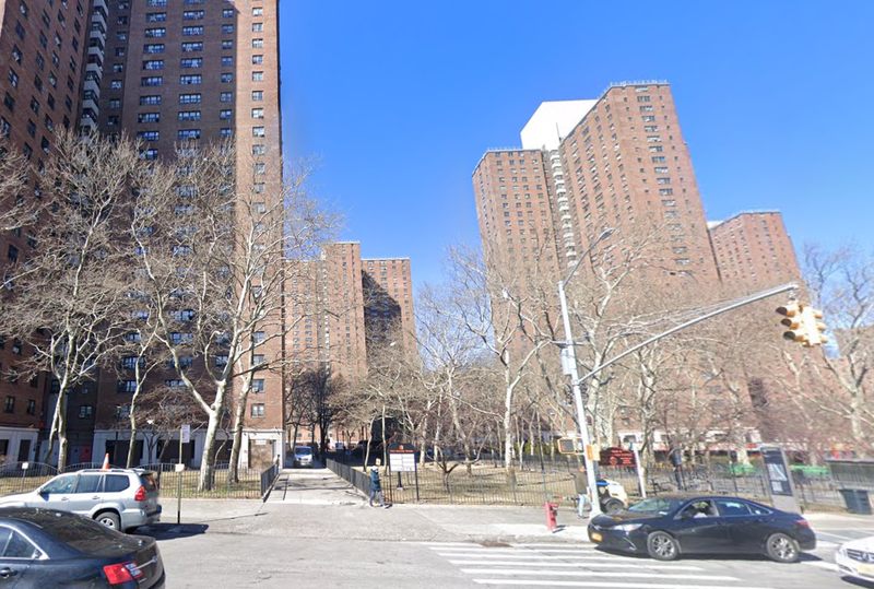 A 47-year-old man was murdered on Saturday night at 2949 Frederick Douglas Boulevard, an upper Manhattan NYCHA residential building.